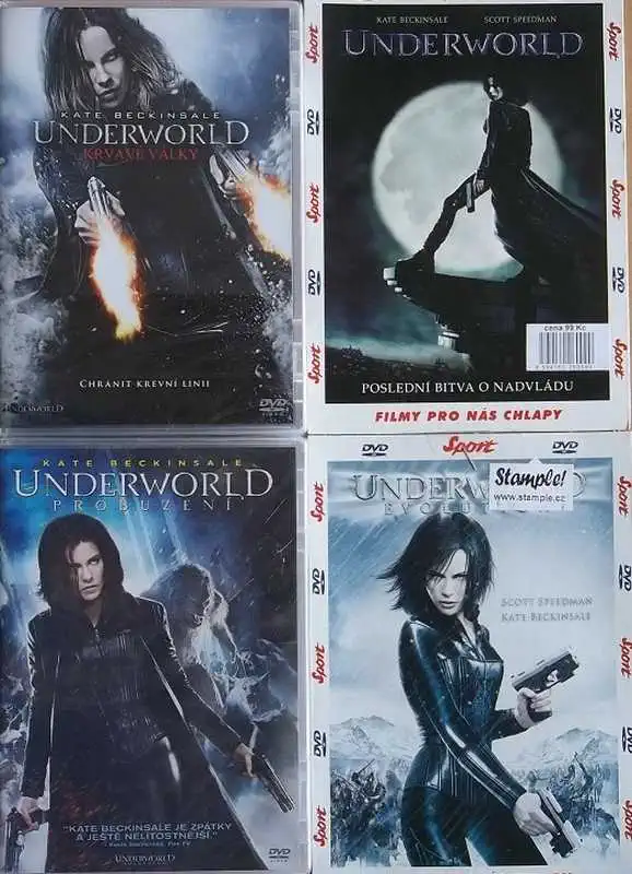 Kolekce Underworld 4 DVD ( kompletní )