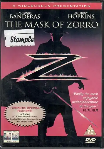 The Mask of Zorro / Zorro: Tajemná tvář ( originální znění, titulky CZ ) bazarové zboží DVD