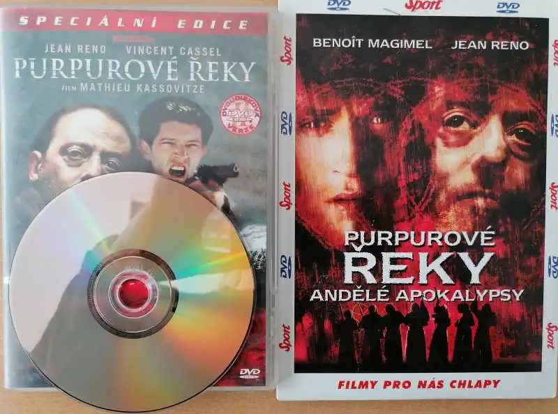 Purpurové řeky - DVD plast ( bazarové zboží ) + DVD Purpurové řeky - Andělé apokalypsy