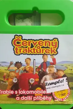 Červený traktůrek - Trable s lokomobilem - DVD/plast/