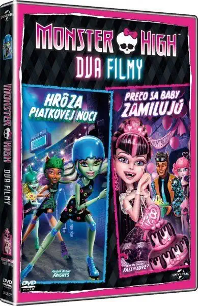 Monster High: Proč se příšerky zamilovávají & Hrůzy páteční noci-DVD plast