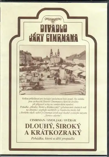 Divadlo Járy Cimrmana ( Dlouhý, široký a krátkozraký ) - plast DVD