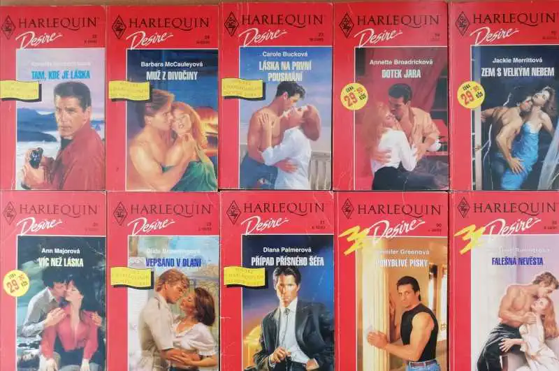 Knižní kolekce HARLEQUIN Desire X.