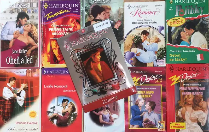 Velká knižní kolekce Harlequin XXIV. - 10x bazarová kniha + DVD dárek zdarma