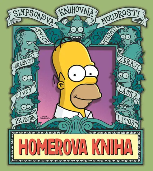 Simpsnova knihovna moudrosti - Homerova kniha - Matt Groening /bazarové zboží/