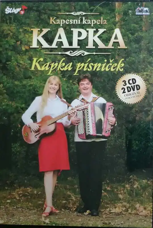 Kapesní kapela Kapka - Kapka písniček - 3CD a 2DVD