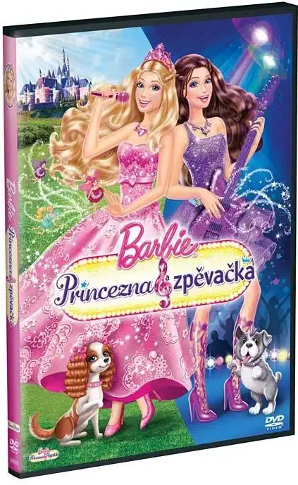 Barbie Princezna & zpěvačka - DVD plast - bazarové zboží