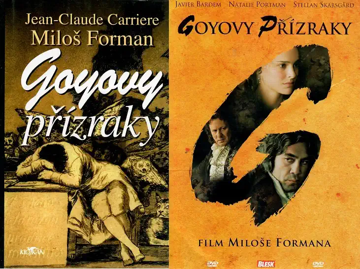 Goyovy přízraky - Jean-Claude Carriere / Miloš Forman ( 1x kniha bazarová + DVD )