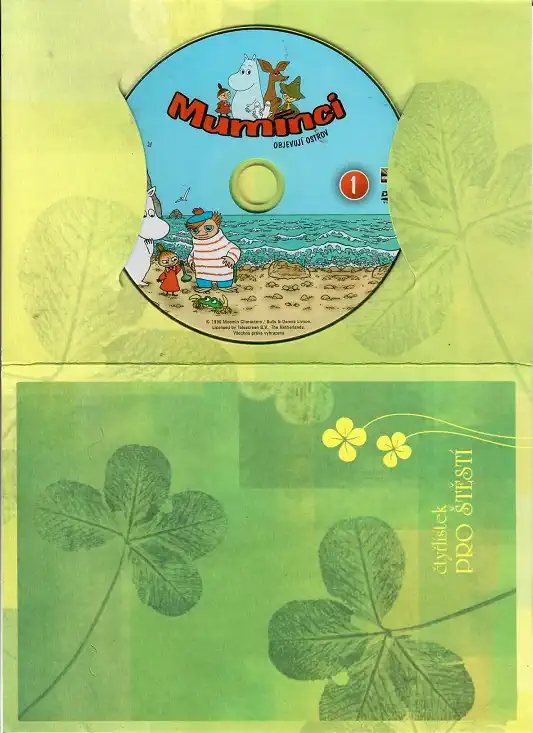 Mumínci 1 - Objevují ostrov ( dárkový papír obal ) DVD