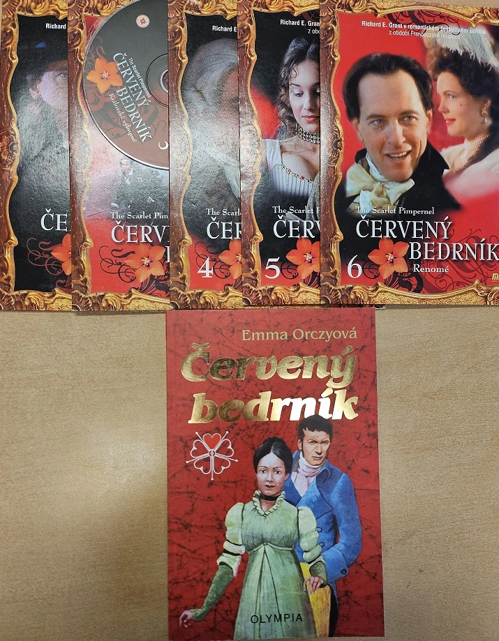 Kolekce knižní: Červený bedrník (kniha bazarová +6x DVD)