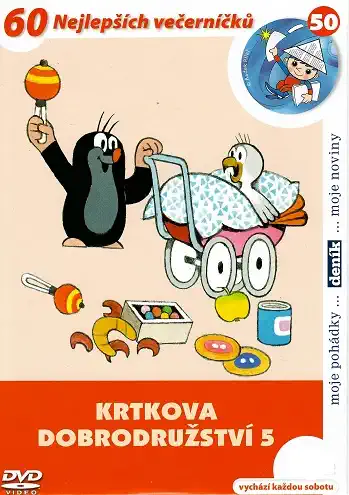 60 nejlepších večerníčků - Krtkova dobrodružtsví 5 - pošetka DVD