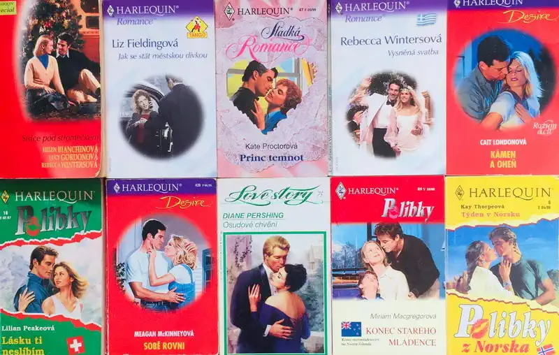 Velká knižní kolekce Harlequin XXXIX. - 10x bazarová kniha
