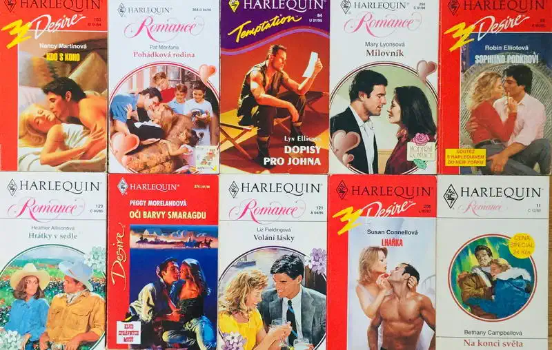 Velká knižní kolekce Harlequin XXXXIII. - 10x bazarová kniha