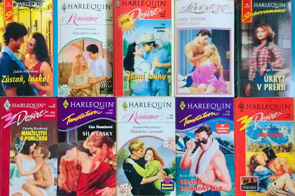 Velká knižní kolekce Harlequin LII. - 10x bazarová kniha