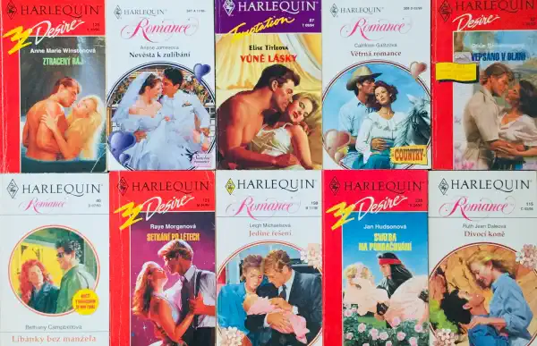 Velká knižní kolekce Harlequin LVIII. - 10x bazarová kniha