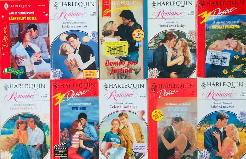 Velká knižní kolekce Harlequin LIX. - 10x bazarová kniha
