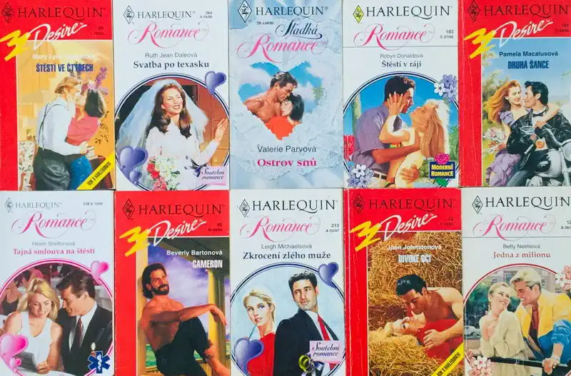 Velká knižní kolekce Harlequin LXII. - 10x bazarová kniha