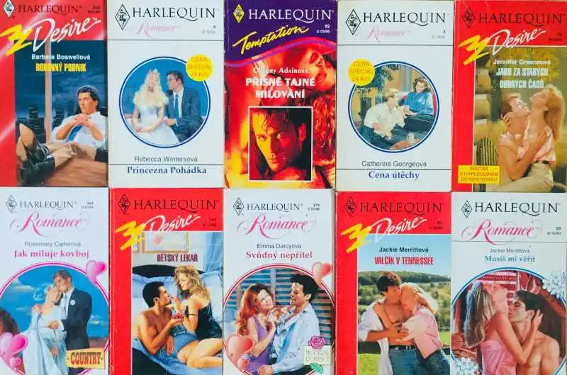 Velká knižní kolekce Harlequin LXX. - 10x bazarová kniha