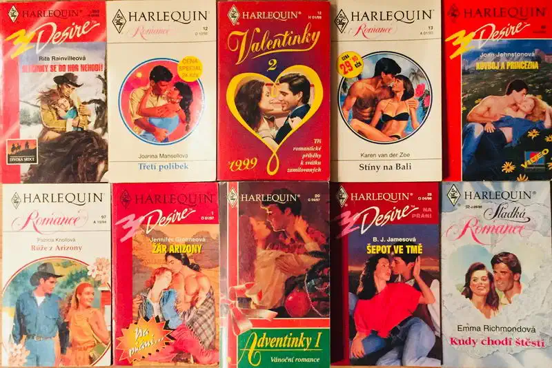 Velká knižní kolekce Harlequin LXXI. - 10x bazarová kniha