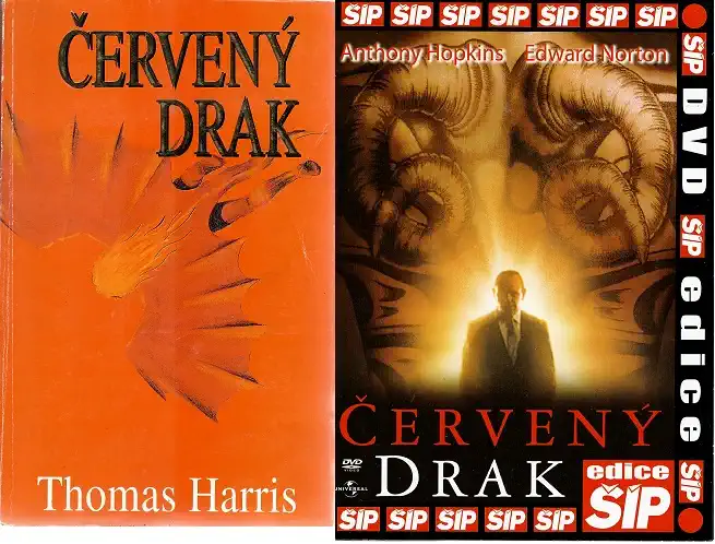 Červený drak - Thomas Harris ( 1x kniha bazarová + DVD )