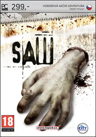 PC hra - Saw - DVD-ROM /karton v šubru//bazarové zboží/