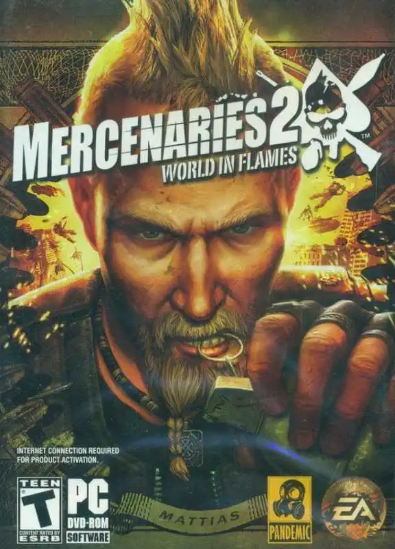PC hra - Mercenaries 2 - World in Flames - DVD-ROM /plast//bazarové zboží/