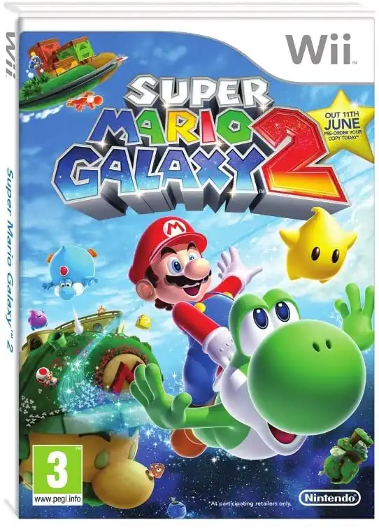 Super Mario Galaxy 2 - Nintendo Wii - 1xDVD + 1xWii /plast/