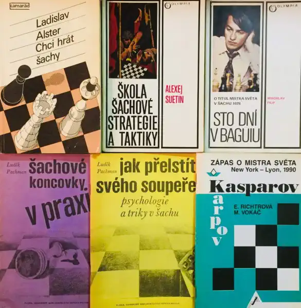 Knižní kolekce Šachová - 6 x kniha /bazarové zboží/