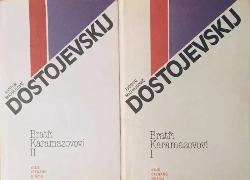 Knižní kolekce Bratři Karamazovi I, II - F.M. Dostojevskij - 2xkniha /bazarové zboží/