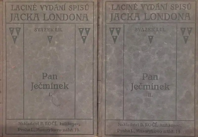 Pan Ječmínek I, II - Jack London /bazarové zboží/