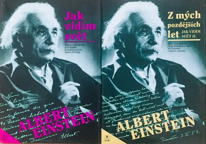 Knižní kolekce Albert Einstein - 2 x kniha /bazarové zboží/