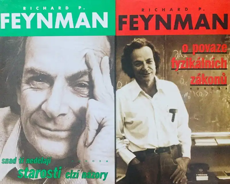 Knižní kolekce Richard P. Feynman - 2 x kniha /bazarové zboží/