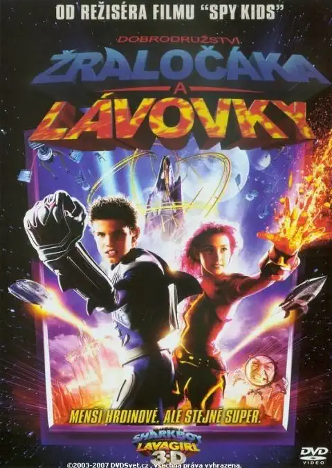 Dobrodružství Žraločáka a Lávovky - DVD /plast//bazarové zboží/