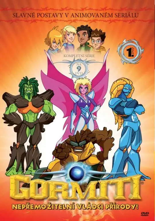 Gormiti 1 - Nepřemožitelní vládci přírody! - DVD /plast//bazarové zboží/