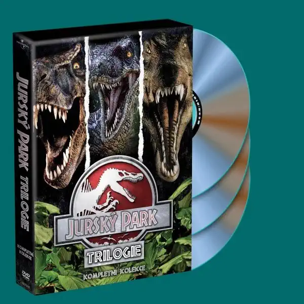 Jurský park - trilogie - 3DVD slim - bazarové zboží