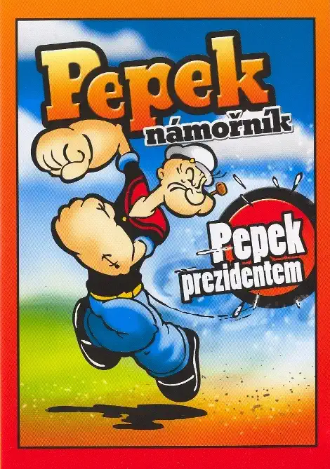 Pepek námořník - Pepek prezidentem - DVD /pošetka//bazarové zboží/
