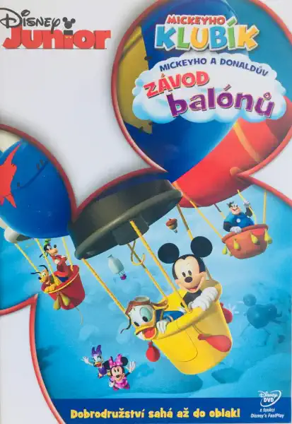 Mickeyho klubík - Mickeyho a Donaldův závod balónů - DVD /plast/