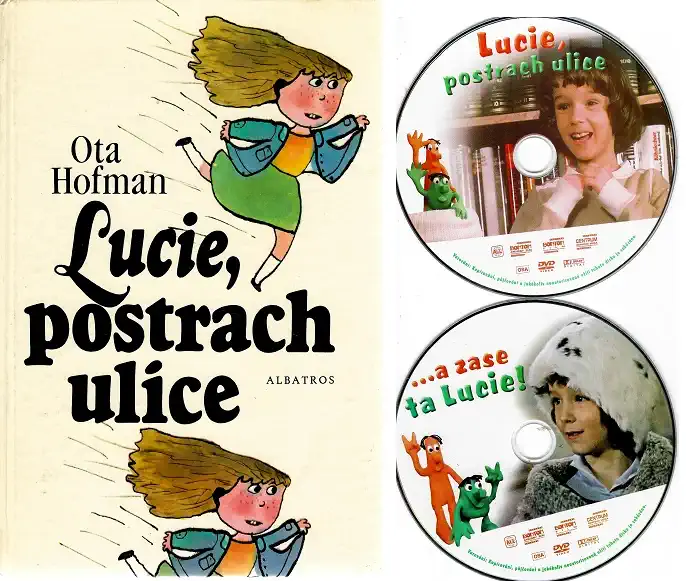 Lucie postrach ulice - Ota Hofman ( 1x kniha bazarová + 2x DVD disk )