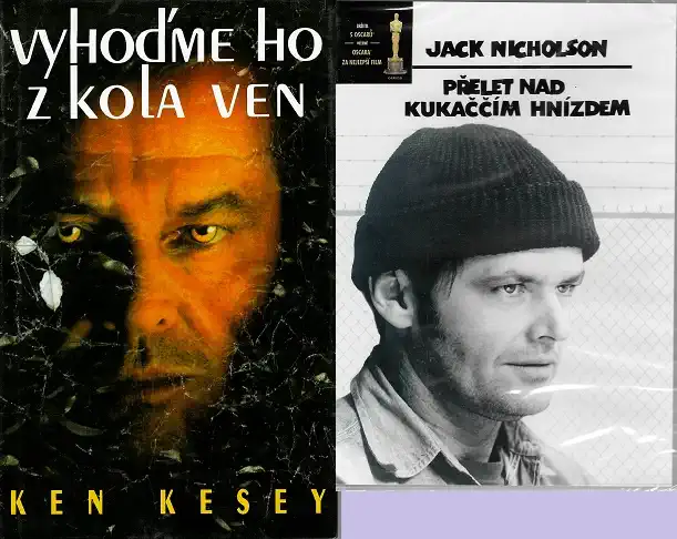 Vyhoďme ho z kola ven - Ken Kesey ( 1x kniha bazarová + DVD )