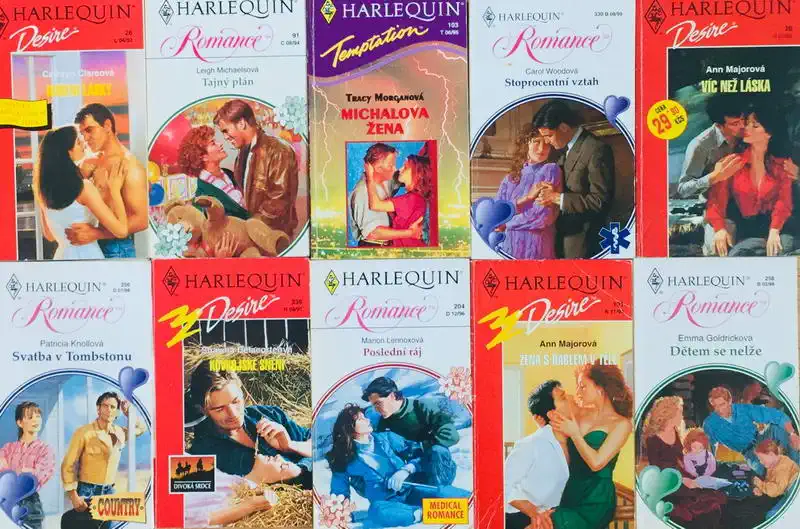 Velká knižní kolekce Harlequin 12. - 10x bazarová kniha