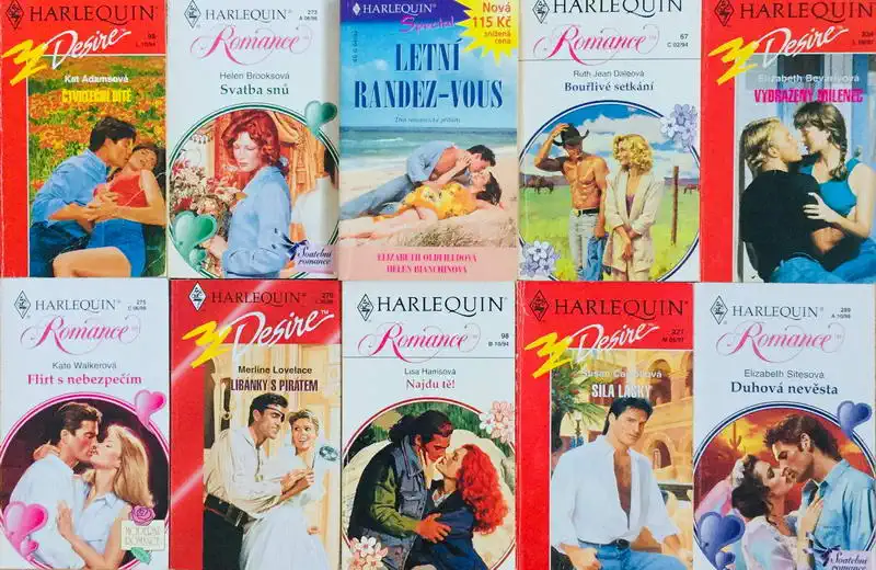 Velká knižní kolekce Harlequin 22. - 10x bazarová kniha