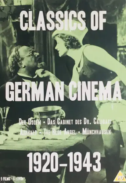 Classics of German Cinema 1920-1943 - v originálním znění bez CZ titulků - 6xDVD/ 5xplast v šubru/bazarové zboží/