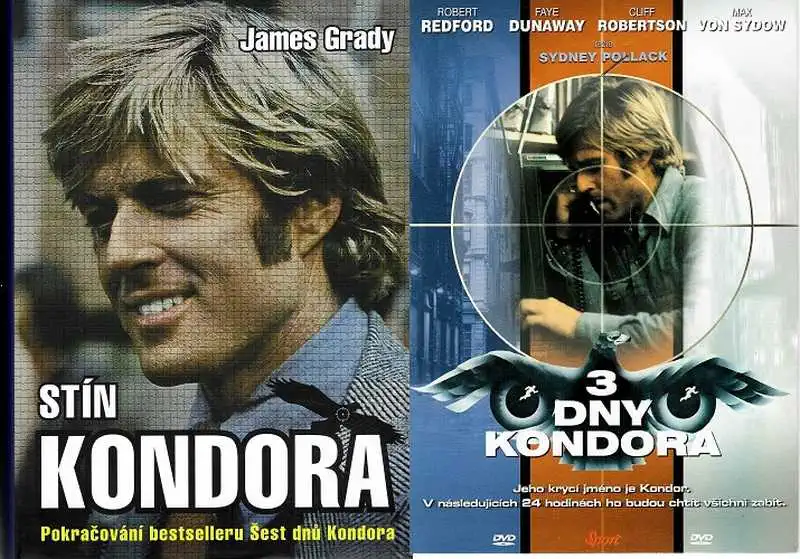 Stín Kondora - James Grady ( 1x kniha bazarová + DVD 3 dny Kondora )