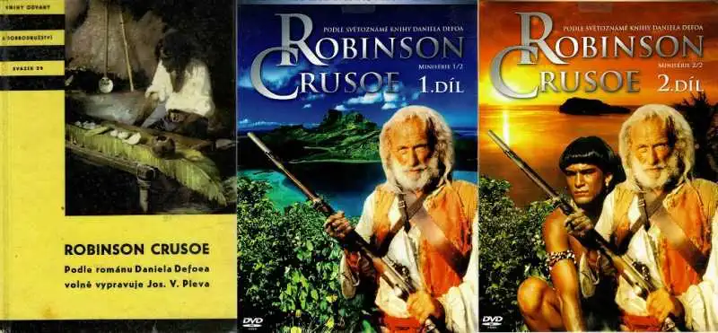 Robinson Crusoe (převyprávění) - Josef Věromír Pleva ( bazarové zboží )