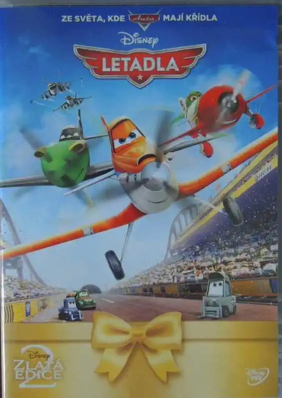 Letadla - DVD plast ( zlatá edice )