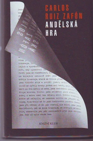 Andělská hra - Carlos Ruiz Zafón /bazarové zboží/