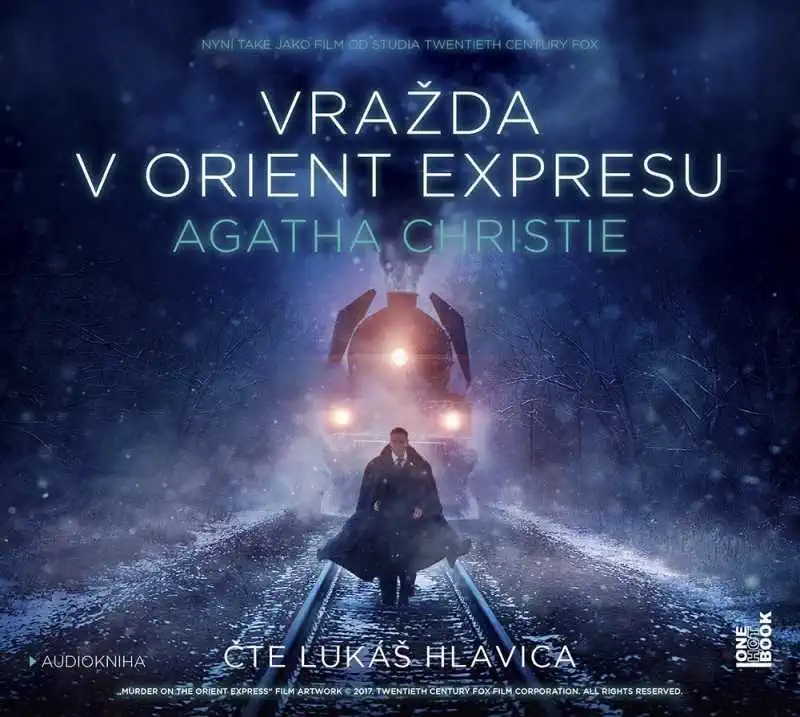 Vražda v Orient expresu - Agatha Christie - Audiokniha - CD /digipack malý/
