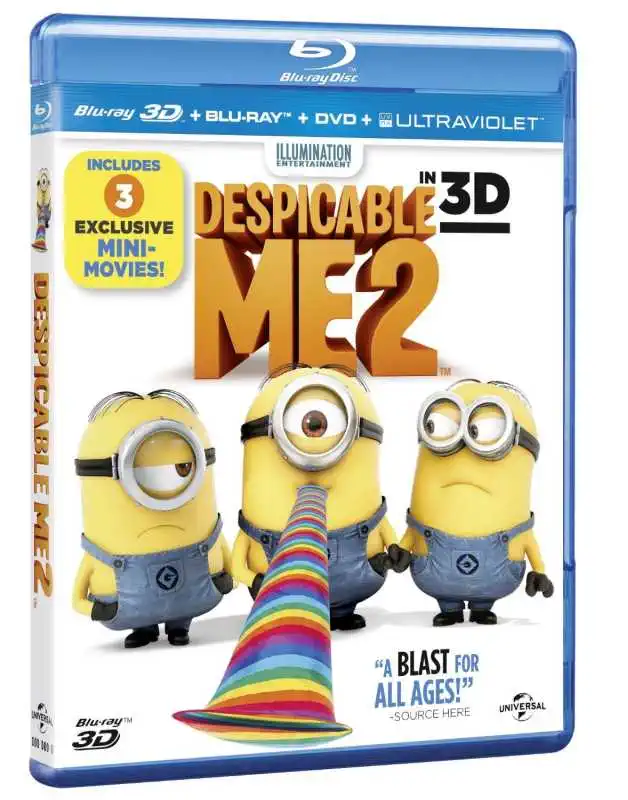 Despicable me 2 / Já padouch 2 - 2D+3D - Blu-ray Disc /v šubru/