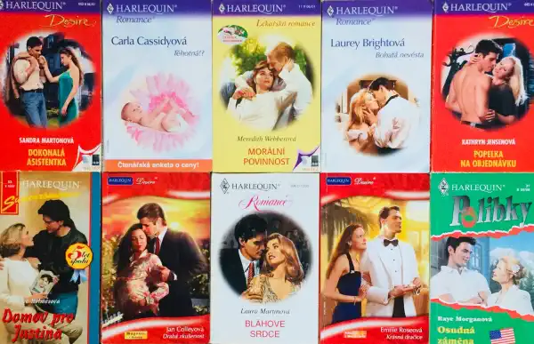 Velká knižní kolekce Harlequin 42. - 10x bazarová kniha