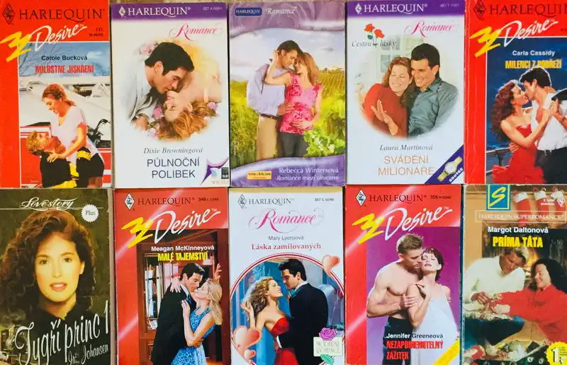 Velká knižní kolekce Harlequin 65. - 10x bazarová kniha